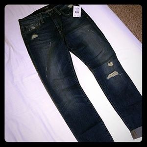 JOES JEANS SKINNY ROLLED HIGH WAIST